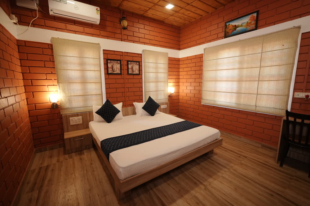 Lodge Room Interior at Panchavati Sringeri Hotel