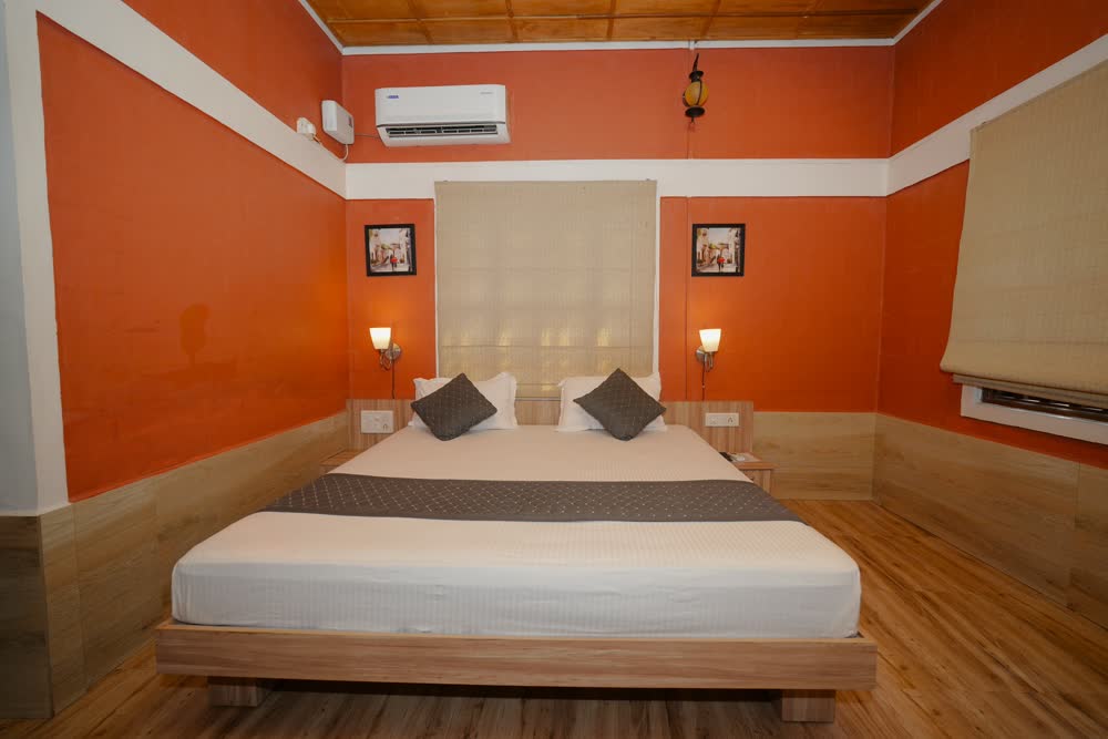 Lodge Room Interior at Panchavati Sringeri Hotel