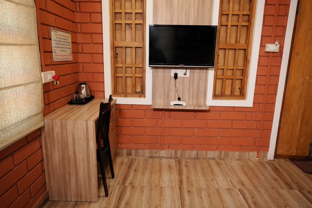 Lodge Room Interior at Panchavati Sringeri Hotel