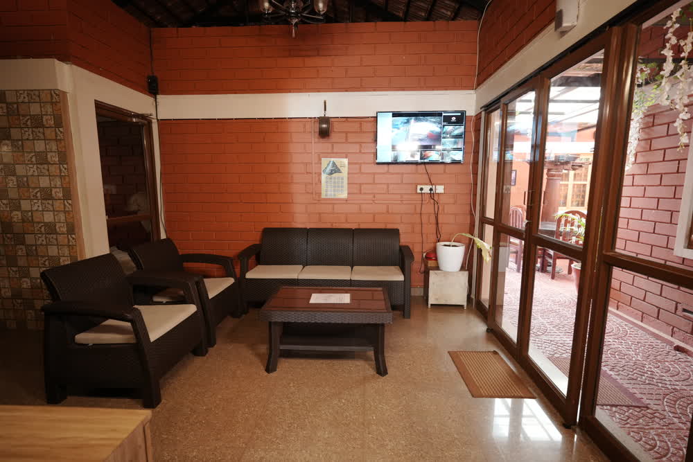 Lounge Area at Panchavati Sringeri Hotel