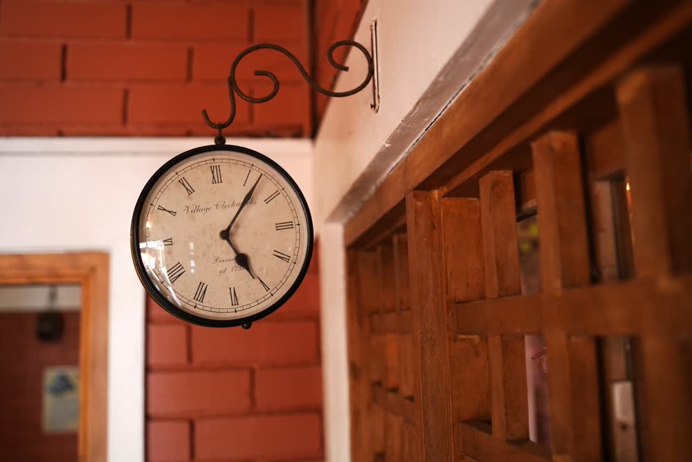 Antique artifacts at Panchavati Sringeri Hotel