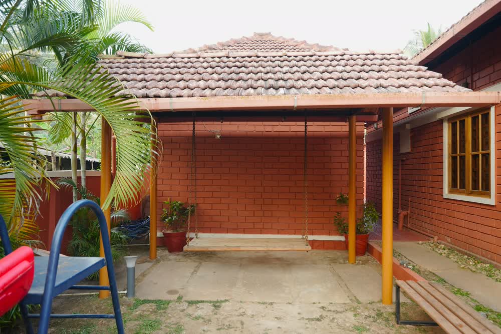Kids Play Area Swing at Panchavati Sringeri Homestay