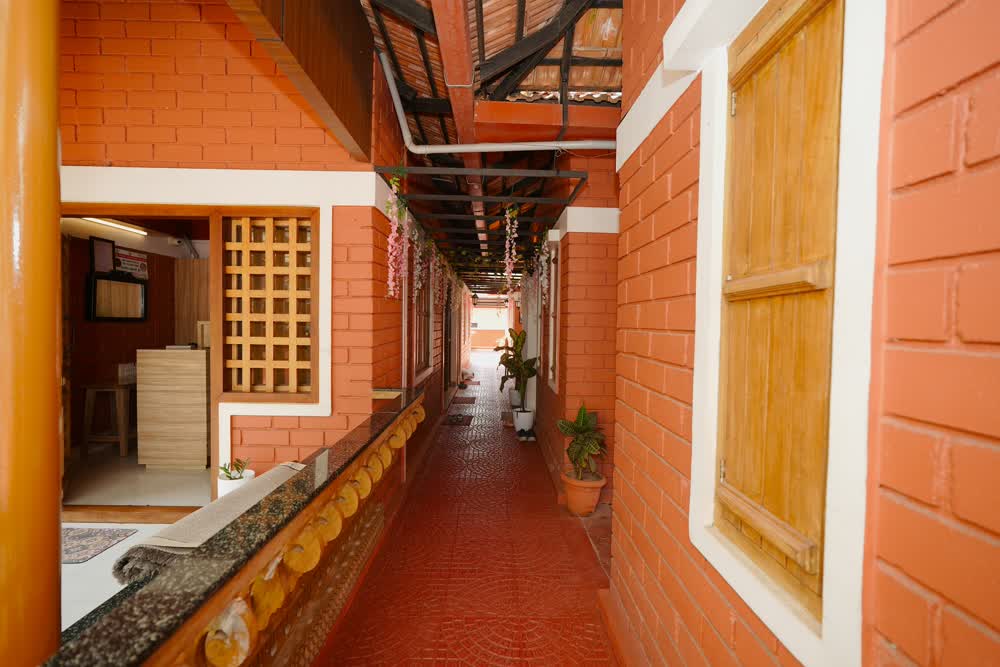 Corridor at Panchavati Sringeri Hotel